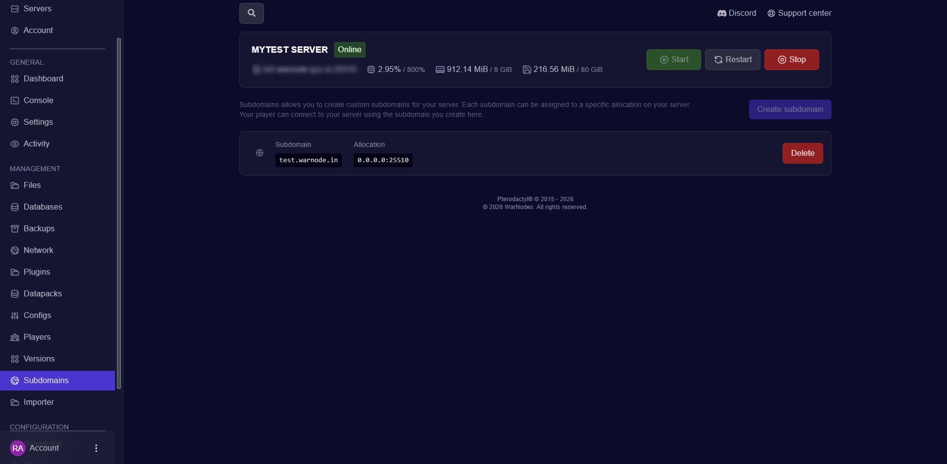Subdomains & custom domains